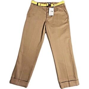 North Face Mens 34x30 NWT Brown Label Twill Trousers Durable Belted Button Fly‎